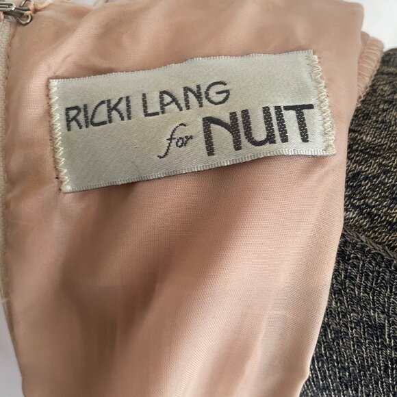 Vintage Ricki Lang for NUIT plissé pleated drop-waist fairycore dress - Picture 6 of 11